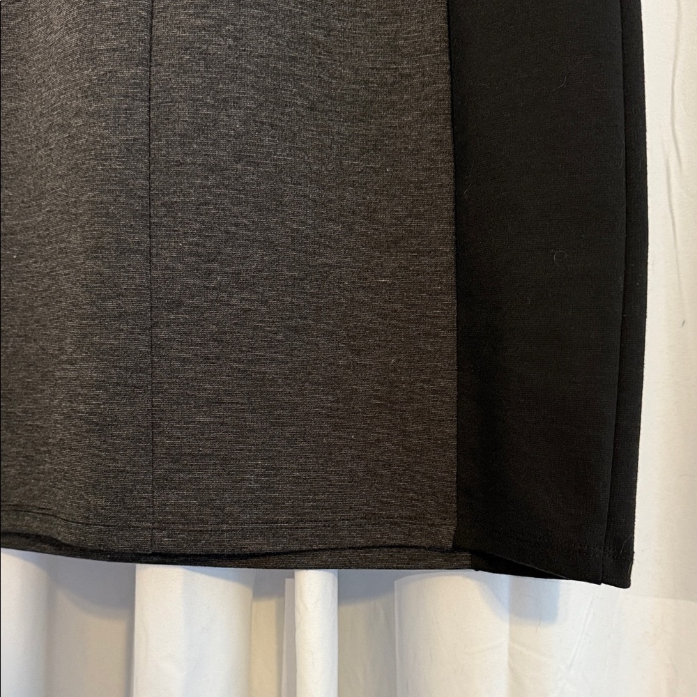 41 Hawthorn Lace Appliqué Cap Sleeve Dress Black Gray Womens Medium - Picture 9 of 11